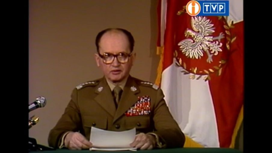 Armeegeneral Wojciech Jaruzelski im TV